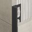 Immagine di PROFILO ANGOLARE ELLE ALLUMINIO VERNICIATO 120 NERO SPESSORE 10 MM L. 270 CM COD. ZV/10