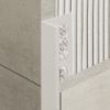 Immagine di PROFILO ANGOLARE ELLE ALLUMINIO VERNICIATO 130 JASMINE SPESSORE 10 MM L. 270 CM COD. ZV/10