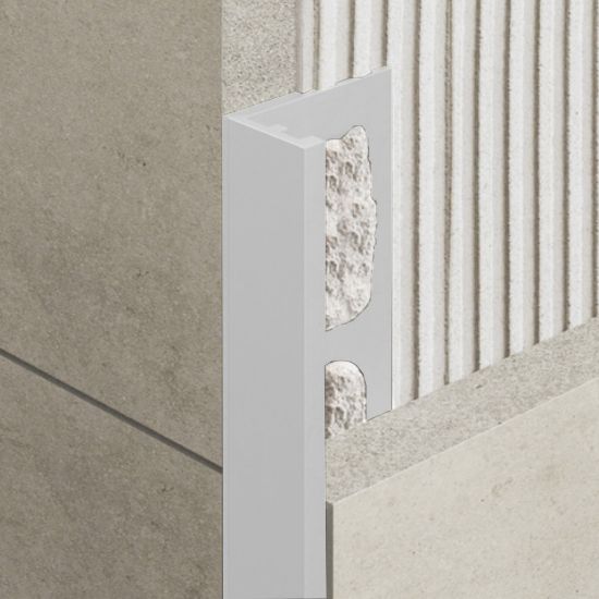 Immagine di PROFILO ANGOLARE ELLE ALLUMINIO VERNICIATO 110 MANHATTAN SPESSORE 10 MM L. 270 CM COD. ZV/10