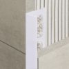 Immagine di PROFILO ANGOLARE ELLE ALLUMINIO VERNICIATO 103 BIANCO LUNA SPESSORE 10 MM L. 270 CM COD. ZV/10