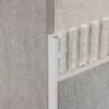 Immagine di PROFILO ANGOLARE ELLE ALLUMINIO VERNICIATO BIANCO SPESSORE 10 MM L. 270 CM COD. ZV/10