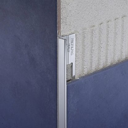 Immagine di PROFILO ANGOLARE ELLE ALLUMINIO BRILL LUCIDO ARGENTO SPESSORE 10 MM L. 270 CM COD. ZB/10