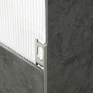 Immagine di PROFILO ANGOLARE ELLE ALLUMINIO ANODIZZATO ARGENTO SPESSORE 10 MM L. 270 CM COD. ZA/10