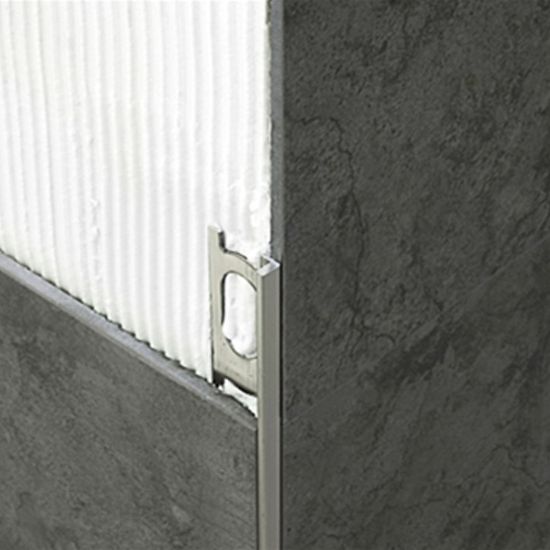 Immagine di PROFILO ANGOLARE ELLE ALLUMINIO ANODIZZATO ARGENTO SPESSORE 8 MM L. 270 CM COD. ZA/8