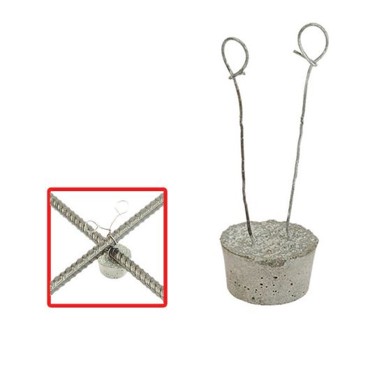 Immagine di DISTANZIATORE IN FIBROCEMENTO PER RETE 30 MM CONFEZIONE DA 335 PZ