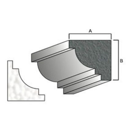 Immagine di MATRICE POLISTIROLO BASE 10x10 CM BARRA 2 MT
