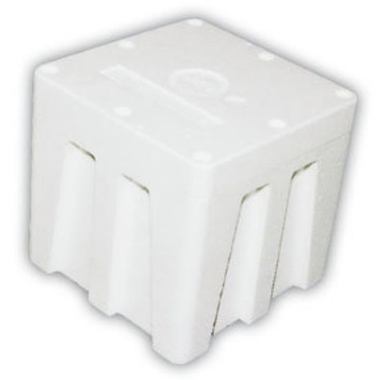 Immagine di CUBIERA IN POLISTIROLO PER PROVINI CALCESTRUZZO