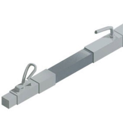 Immagine di CALANDRO TELESCOPICO IN METALLO ESTENSIONE MASSIMA MT 3,20