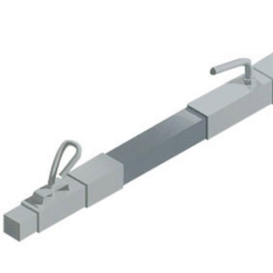 Immagine di CALANDRO TELESCOPICO IN METALLO ESTENSIONE MASSIMA MT 3,20