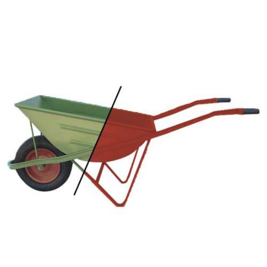 Immagine di CARRIOLA PESANTE IN ACCIAIO CON RUOTA PNEUMATICA