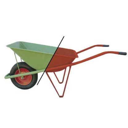 Immagine di CARRIOLA LEGGERA IN ACCIAIO CON RUOTA PNEUMATICA