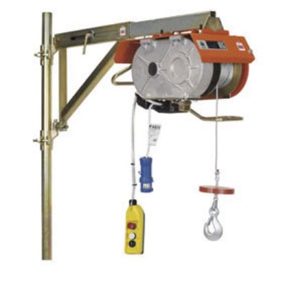 Immagine di ELEVATORE ELETTRICO IORI DM200/AP KG 200 FUNE 25 MT SILENZIATO FORNITO SENZA SOSTEGNO A BANDIERA