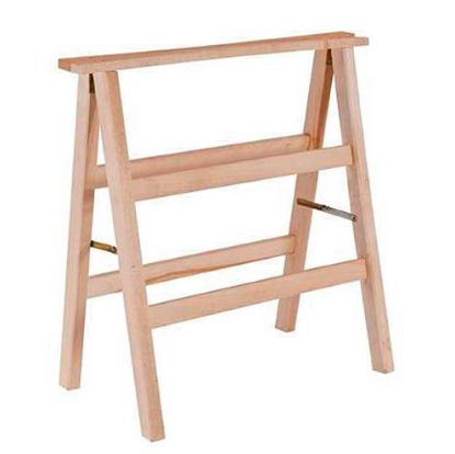 Immagine di CAVALLETTO H 80x40x75 CM FAGGIO PIEGHEVOLE