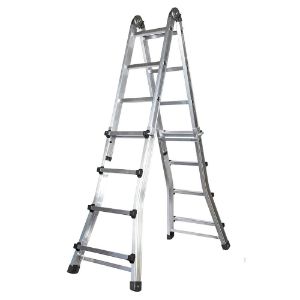 Immagine di SCALA CERNIERA LIBERA ALLUMINIO 5+5 ALTEZZA MASSIMA DI LAVORO 370 CM GIERRE