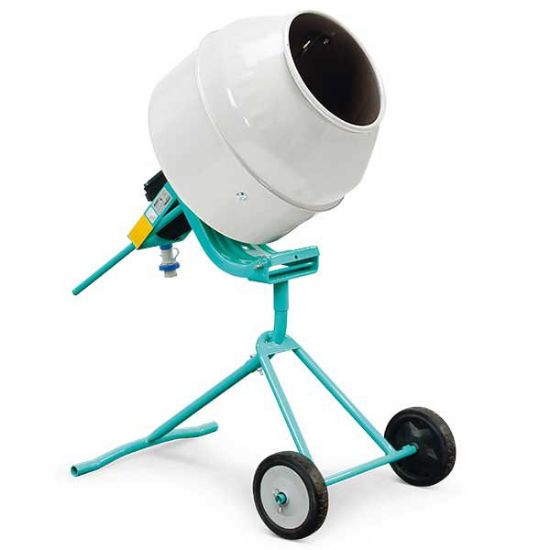 Immagine di MINI-BETONIERA LT 130 CON MOTORE MONOFASE 2P 230V-50HZ KW 0,3 IMER