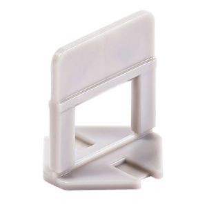 Immagine di BASE LIVELLANTE PER PIASTRELLE FUGA 1,5 MM H. 3-12 MM CONFEZIONE 500 PZ RAIMONDI