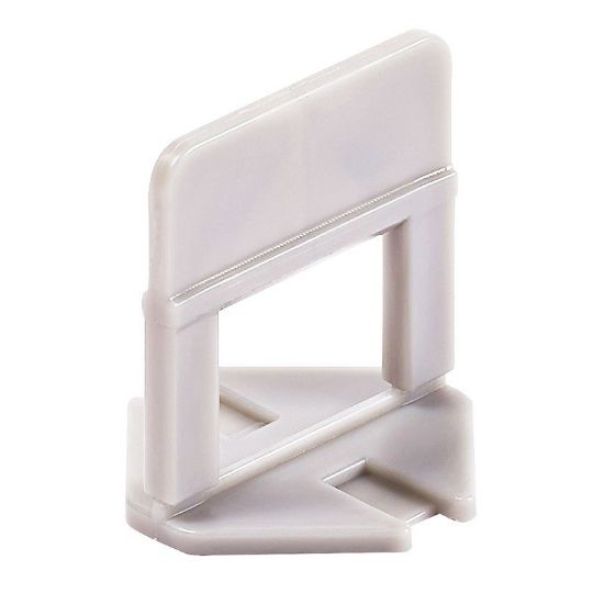 Immagine di BASE LIVELLANTE PER PIASTRELLE FUGA 1,5 MM H. 3-12 MM CONFEZIONE 500 PZ RAIMONDI