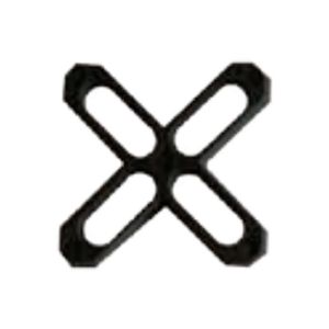 Immagine di DISTANZIATORI A CROCE 10 MM CONFEZIONE 250 PZ STAMPLAST