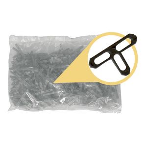 Immagine di DISTANZIATORI A T 10 MM CONFEZIONE 250 PZ STAMPLAST