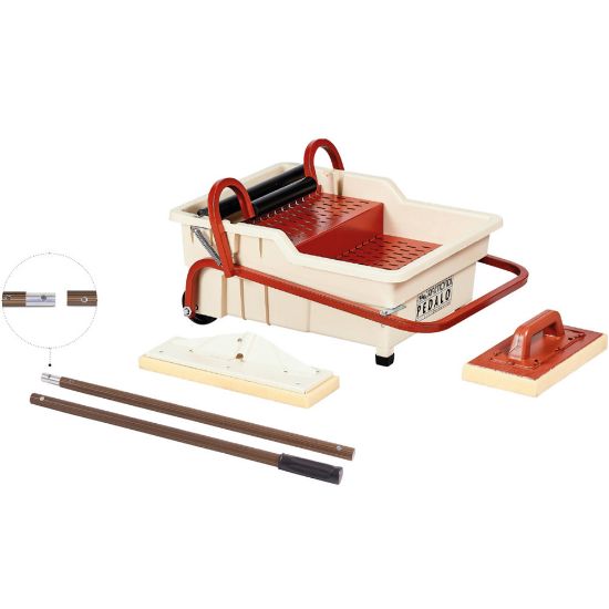 Immagine di VASCHETTA PEDALÒ CON 2 FRATTONI E MANICO