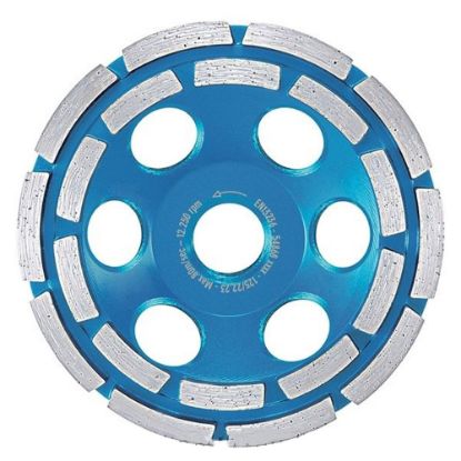 Immagine di MOLETTA DIAMANTATA PER SMERIGLIATRICE DIAMETRO 125 MM MSC DT F22,23 CEMENTO, LATERIZI E PIETRE