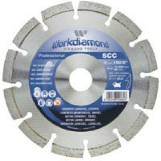 Immagine di DISCO DIAMANTATO PER SCANALATORE/SETTORE DIAMETRO 140 MM EDILIZIA TAGLIO A SECCO