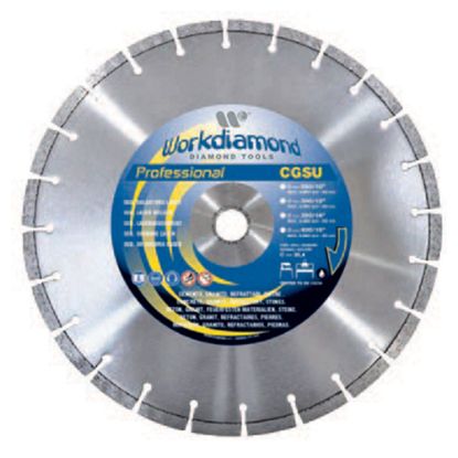 Immagine di DISCO DIAMANTATO PER EDILIZIA UNIVERSALE DIAMETRO 350 MM TAGLIO A UMIDO