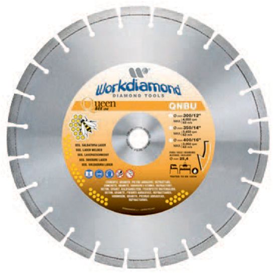 Immagine di DISCO DIAMANTATO PER REFRATTARIO DIAMETRO 350 MM TAGLIO A UMIDO
