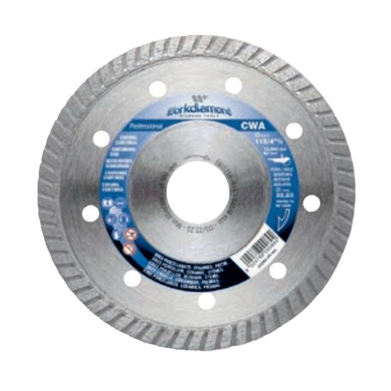 Immagine di DISCO DIAMANTATO PER CERAMICA Ø 115 MM A SECCO