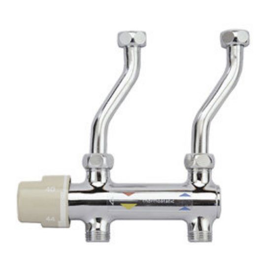 Immagine di MISCELATORE TERMOSTATICO SOTTO SCALDABAGNO Ø 1/2" RIVER