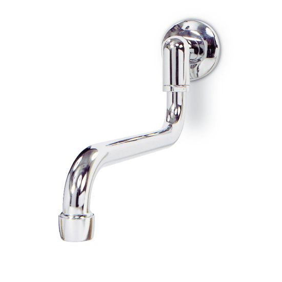 Immagine di BOCCA ORIENTABILE BASSA DA PARETE CROMO RIVER