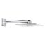 Immagine di SOFFIONE QUADRO CON BRACCIO RAINSHOWER 310 DOCCIA 2 GETTI 30x30 CM MOON WHITE GROHE