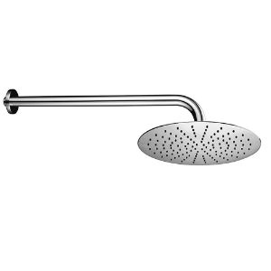 Immagine di SOFFIONE TONDO CON BRACCIO TONDO PRINCESS DIAMETRO 30 CM CROMO QD ITALIA