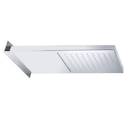 Immagine di SOFFIONE DOCCIA CON CASCATA ELEGANCE 50x20 CM CROMO QD ITALIA