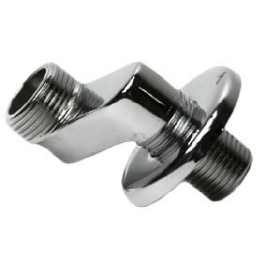 Immagine di RACCORDO ECCENTRICO CROMATO PER RETROGRUPPO 1/2"x3/4" SPOSTAMENTO 6 CM (CONFEZIONE. 2 PZ)