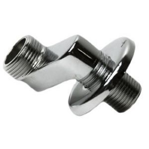 Immagine di RACCORDO ECCENTRICO CROMATO PER RETROGRUPPO 1/2"x3/4" SPOSTAMENTO 2 CM (CONFEZIONE. 2 PZ)