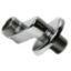 Immagine di RACCORDO ECCENTRICO CROMATO PER RETROGRUPPO 1/2"x3/4" SPOSTAMENTO 2 CM (CONFEZIONE. 2 PZ)