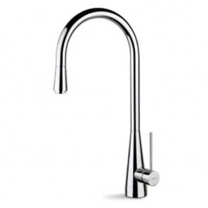 Immagine di MISCELATORE LAVELLO YCON CANNA GIREVOLE CROMO NEWFORM