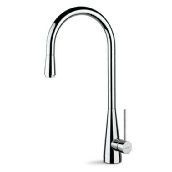 Immagine di MISCELATORE LAVELLO YCON CANNA GIREVOLE CROMO NEWFORM