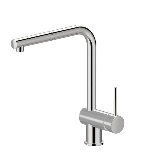 Immagine di MISCELATORE LAVELLO X-T CON DOCCETTA ESTRAIBILE CROMO NEWFORM