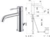 Immagine di MISCELATORE MONOCOMANDO LAVABO X-STEEL 316 ACCIAIO INOX NEWFORM