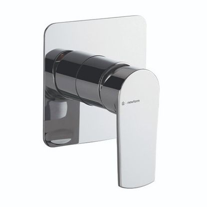 Immagine di PARTE ESTERNA MISCELATORE DOCCIA INCASSO HAKA CROMO NEWFORM