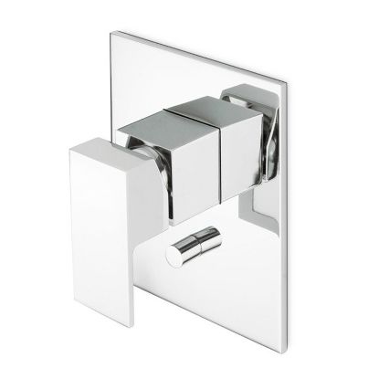 Immagine di PARTE ESTERNA MISCELATORE DOCCIA INCASSO CON DEVIATORE ERGO-Q CROMO NEWFORM