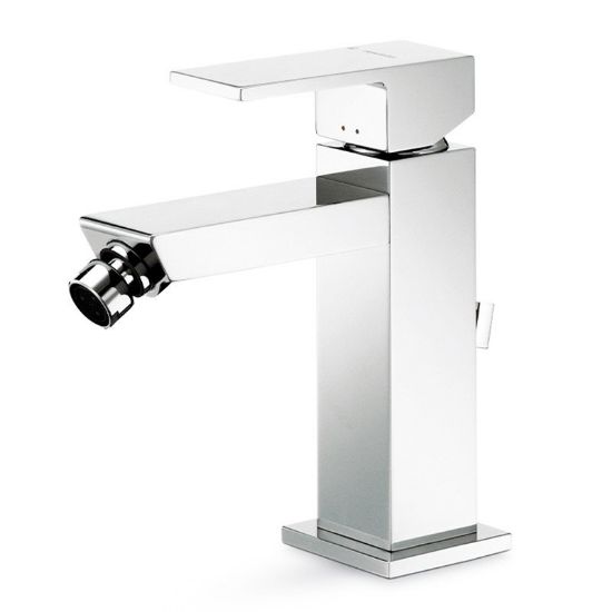 Immagine di MISCELATORE MONOCOMANDO BIDET ERGO-Q CROMO CON SCARICO NEWFORM