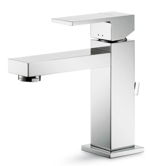 Immagine di MISCELATORE MONOCOMANDO LAVABO ERGO-Q CROMO CON SCARICO NEWFORM