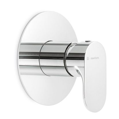 Immagine di PARTE ESTERNA MISCELATORE DOCCIA INCASSO LINFA II CROMO NEWFORM