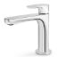 Immagine di MISCELATORE MONOCOMANDO LAVABO LINFA II CROMO SENZA SCARICO NEWFORM