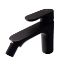 Immagine di MISCELATORE MONOCOMANDO BIDET LINFA II NERO OPACO NEWFORM
