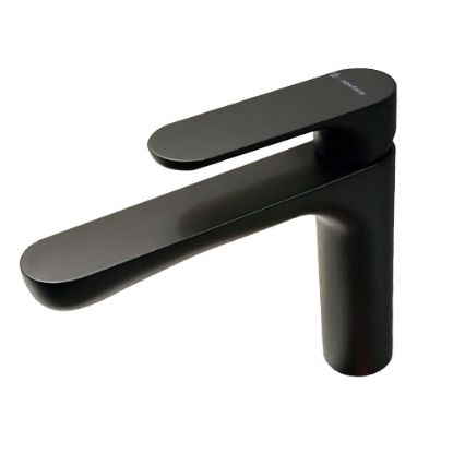 Immagine di MISCELATORE MONOCOMANDO LAVABO LINFA II NERO OPACO NEWFORM