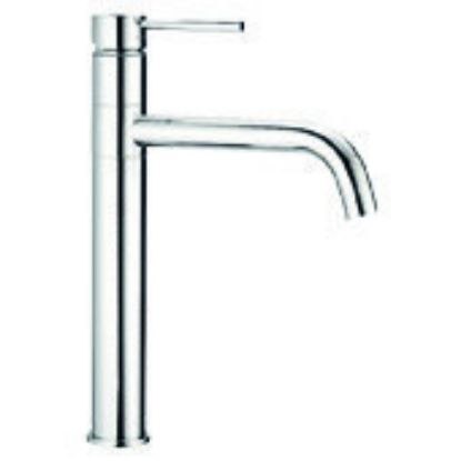 Immagine di MISCELATORE LAVELLO BOCCA ALTA GIREVOLE PEPE CROMO FRATTINI